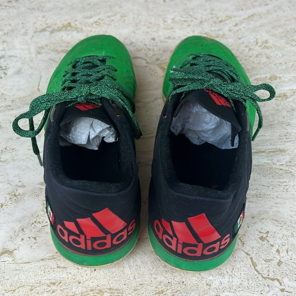 Adidas X 15.2 Indoor Soccer Shoes Green Red Black Mexico Men’s Size 8.5